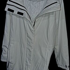 DKNY Ivory Quilted Jacket